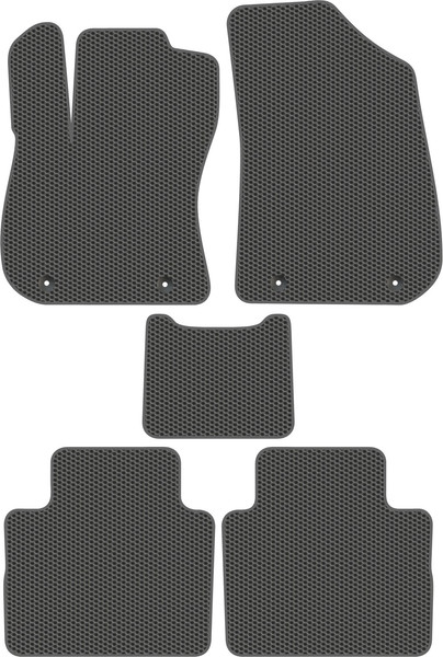 Изображение товара Комплект ковриков для авто Alicosta 2220_1_сер для Geely Preface FS11 I седан/FS11 2022 (EVA соты, серый)