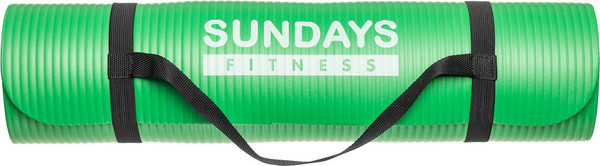 Изображение товара Набор для фитнеса Sundays Fitness Фитбол IR97402-65 + Коврик IR97505 (серебристый, зеленый)