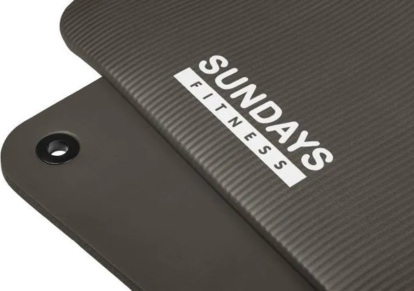 Изображение товара Набор для фитнеса Sundays Fitness Фитбол 75см IR97403 + Коврик IR97506 (голубой, черный)