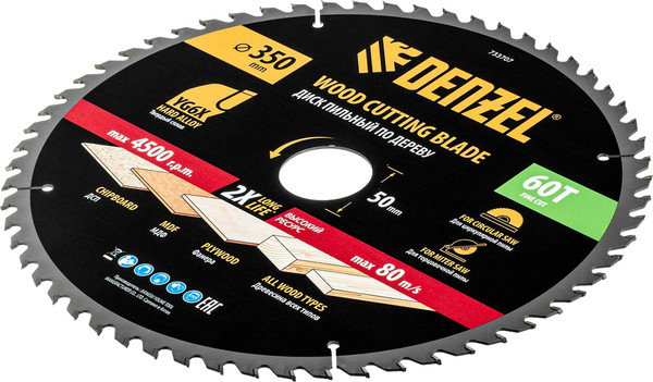 Изображение товара Пильный диск Denzel 733707