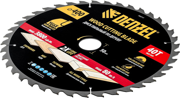 Изображение товара Пильный диск Denzel 733717