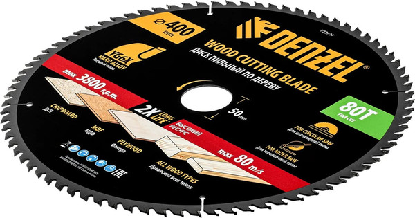 Изображение товара Пильный диск Denzel 733727