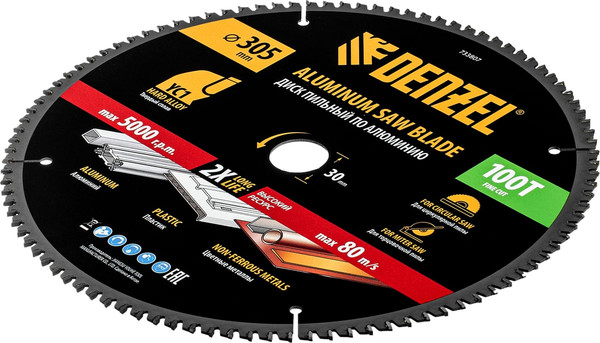 Изображение товара Пильный диск Denzel 733807