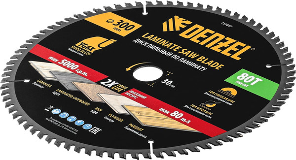 Изображение товара Пильный диск Denzel 733887