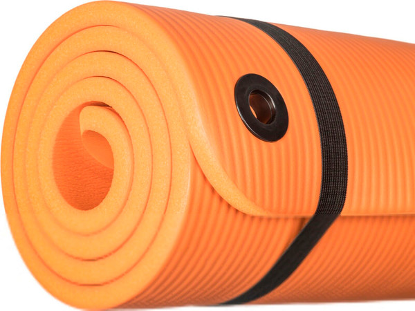 Изображение товара Набор для фитнеса Sundays Fitness Фитбол IR97402-65 + Коврик 1.5см IR97506 (фиолетовый, оранжевый)