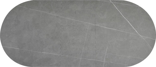 Изображение товара Обеденный стол Signal Gaston Ceramic 140-180x100 (серый/черный)