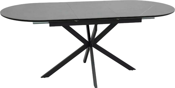 Изображение товара Обеденный стол Signal Gaston Ceramic 140-180x100 (серый/черный)