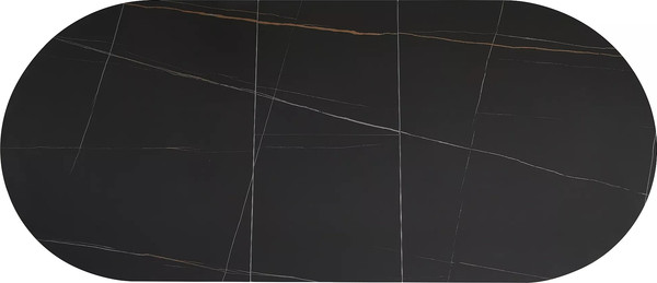 Изображение товара Обеденный стол Signal Gaston Ceramic 140-180x100 (черный/черный)