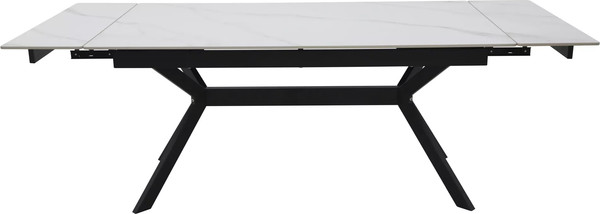 Изображение товара Обеденный стол Signal Imperia 180-240x90 (белый/черный)