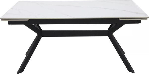 Изображение товара Обеденный стол Signal Imperia 180-240x90 (белый/черный)