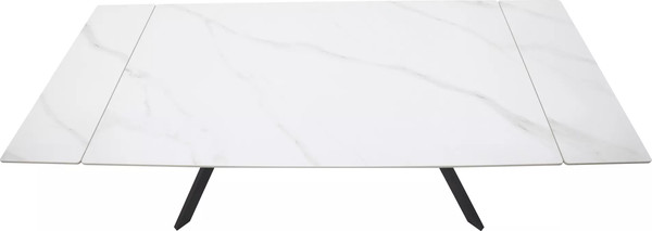 Изображение товара Обеденный стол Signal Imperia 180-240x90 (белый/черный)