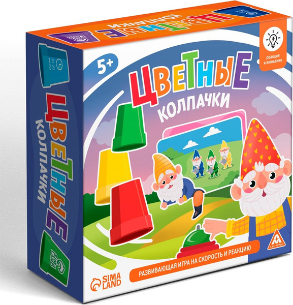 Изображение товара Настольная игра Лас Играс Цветные колпачки / 10532158