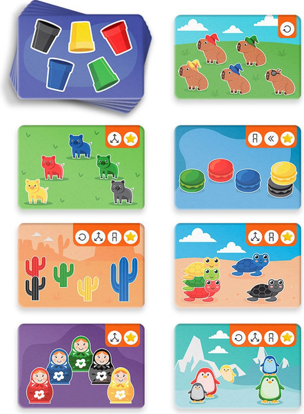 Изображение товара Настольная игра Лас Играс Цветные колпачки / 10532158