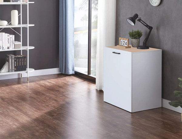 Изображение товара Компьютерный стол Signal Duo (дуб/белый)