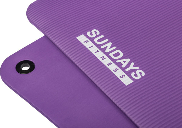 Изображение товара Набор для фитнеса Sundays Fitness Коврик IR97506 + Фитбол IR97402-65 (1см, фиолетовый + фиолетовый)