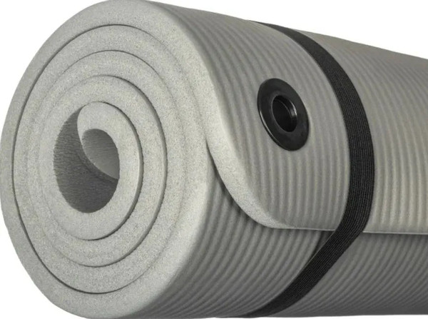 Изображение товара Набор для фитнеса Sundays Fitness Фитбол IR97402-75 + Коврик 1см IR97506 (серебристый, серый)