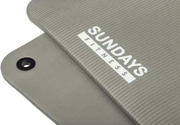 Изображение товара Набор для фитнеса Sundays Fitness Фитбол IR97402-75 + Коврик 1см IR97506 (серебристый, серый)