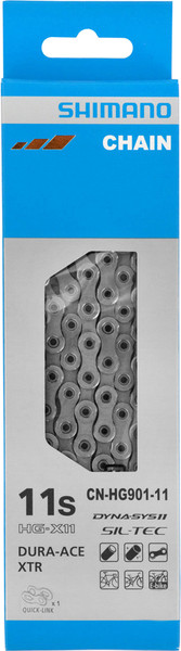 Изображение товара Цепь для велосипеда Shimano XTR/Dura-Ace CN-HG901-11 116 звеньев / ICNHG90111116Q / 2-720383