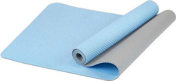 Изображение товара Набор для фитнеса Sundays Fitness Фитбол IR97402-65 + Коврик IRBL17107 (серебристый, голубой)