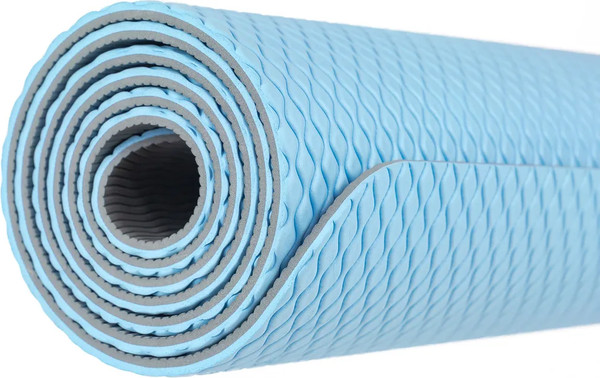 Изображение товара Набор для фитнеса Sundays Fitness Фитбол 75см IR97403 + Коврик IRBL17107 (голубой, голубой)