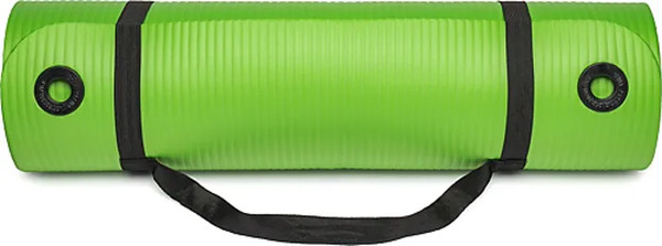 Изображение товара Набор для фитнеса Sundays Fitness Фитбол IR97402-65 + Коврик 1см IR97506 (серебристый, зеленый)