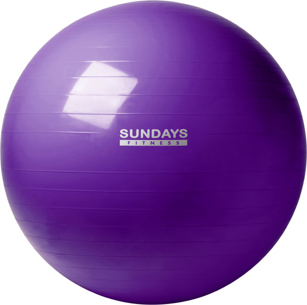 Изображение товара Набор для фитнеса Sundays Fitness Фитбол IR97402-65 + Коврик 1см IR97506 (фиолетовый, розовый)