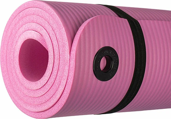 Изображение товара Набор для фитнеса Sundays Fitness Фитбол IR97402-75 + Коврик 1см IR97506 (серебристый, розовый)