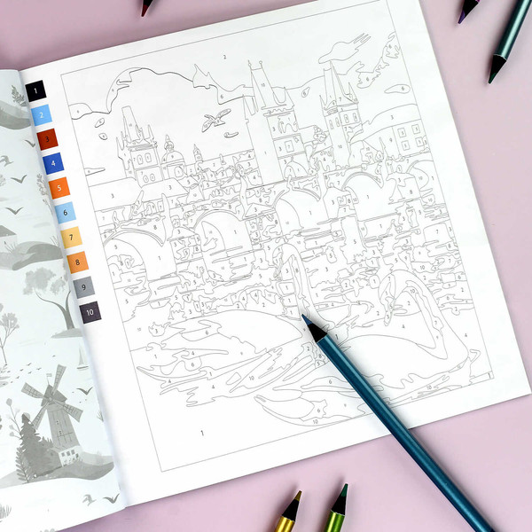 Изображение товара Раскраска-антистресс Феникс+ Пейзажи / 70422