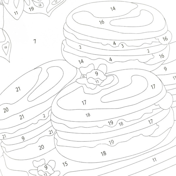 Изображение товара Раскраска-антистресс Феникс+ Десерты / 70423