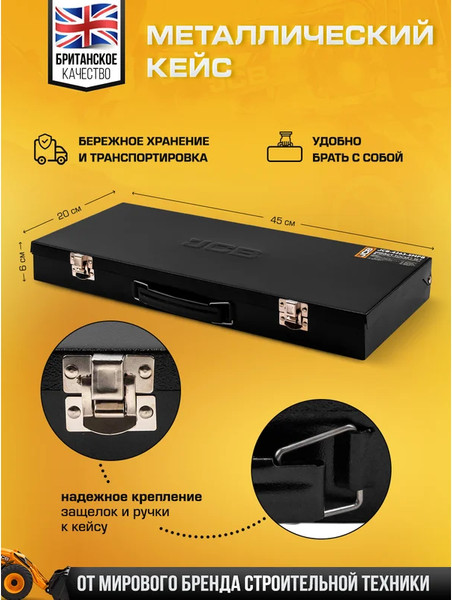 Изображение товара Универсальный набор инструментов JCB JCB-4263-5MPB (64920), (26шт)