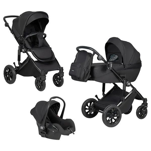 Изображение товара Детская универсальная коляска Farfello Molly Pro 3 в 1 MP-2 (черный)