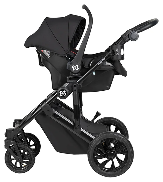 Изображение товара Детская универсальная коляска Farfello Molly Pro 3 в 1 MP-2 (черный)