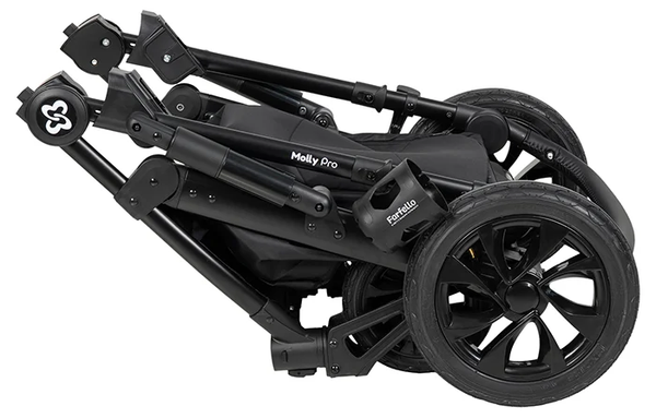 Изображение товара Детская универсальная коляска Farfello Molly Pro 3 в 1 MP-2 (черный)