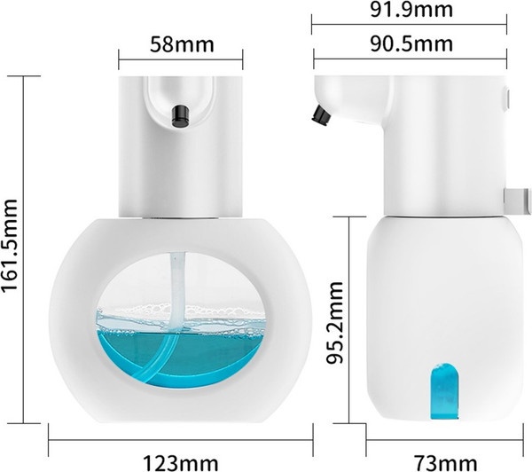 Изображение товара Сенсорный дозатор для жидкого мыла Saniteco 6499003302A (белый)