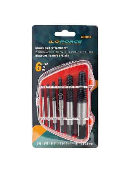 Изображение товара Набор экстракторов ILOforce IF-63005A (65776), (6шт)
