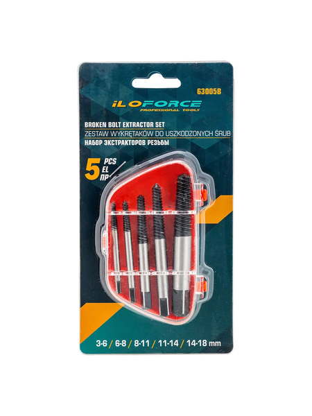 Изображение товара Набор экстракторов ILOforce IF-63005B (65777), (5шт)