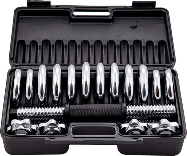 Изображение товара Набор гантелей Profi-Fit TA4012-15kg (15кг, в кейсе)