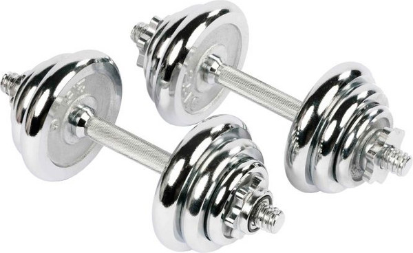 Изображение товара Набор гантелей Profi-Fit TA4012-20kg (20кг, в кейсе)