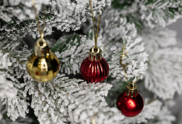 Изображение товара Набор шаров новогодних Winter Fun C0008824B (64шт, красный)