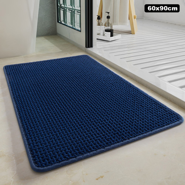 Изображение товара Коврик для ванной Saniteco 6499003394B (60x90, синий)