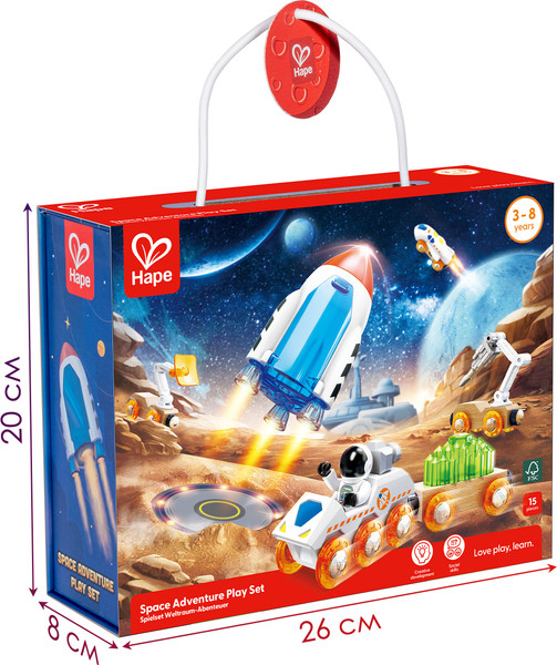 Изображение товара Игровой набор Hape Космос. Космические приключения / E3876_HP