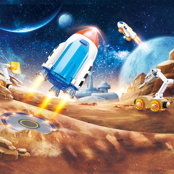 Изображение товара Игровой набор Hape Космос. Космические приключения / E3876_HP