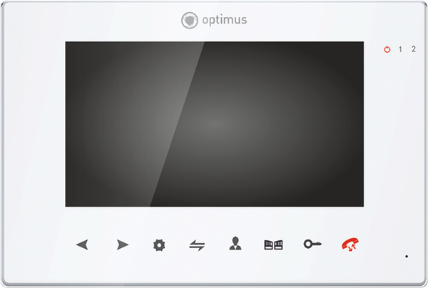 Изображение товара Монитор для видеодомофона Optimus VMH-7.1 / В0000011436 (белый)