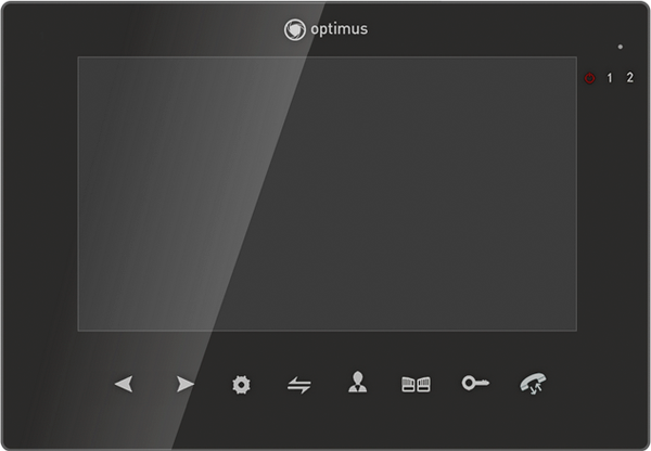 Изображение товара Монитор для видеодомофона Optimus VMH-7.1 / В0000011437 (черный)
