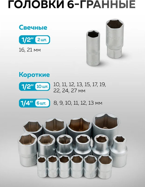 Изображение товара Универсальный набор инструментов KingTul KT-KT56 (65815), (56шт)
