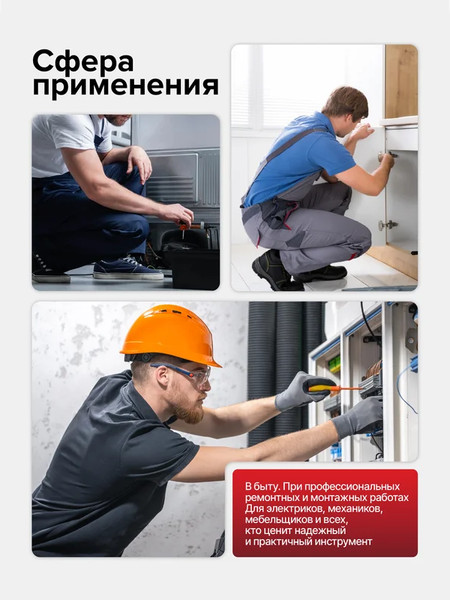 Изображение товара Набор отверток ForceKraft FK-21310 (65804), (12шт)