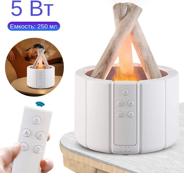 Изображение товара Ультразвуковой увлажнитель воздуха Sundays Home Белый костер / 6499003379A