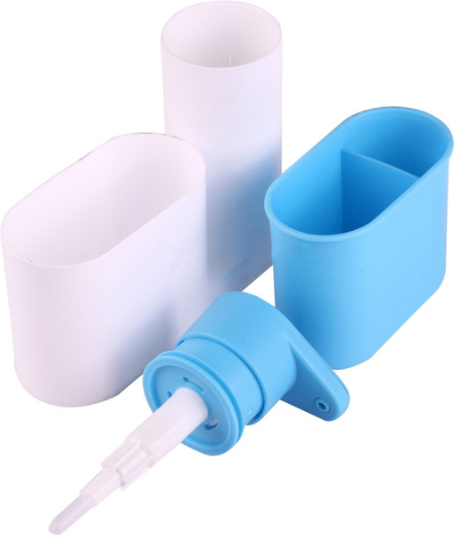 Изображение товара Дозатор моющего средства с подставкой для губки Sundays Home Органайзер + Дозатор 450мл / HC0730L (синий)