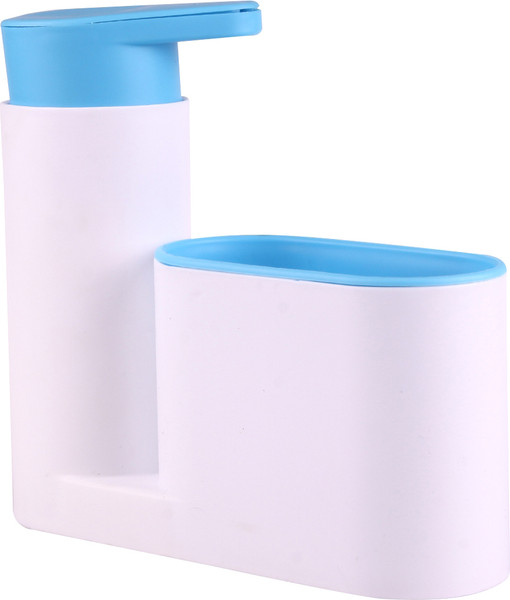 Изображение товара Дозатор моющего средства с подставкой для губки Sundays Home Органайзер + Дозатор 450мл / HC0730L (синий)