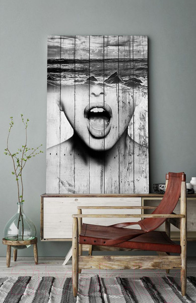 Изображение товара Картина White Wood B112-V-048-065-6.5